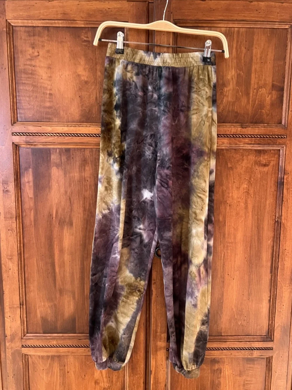 Venus Rule tie dye Joggers | Size M | Purple-Gold - Black | Like New - Picture 10 of 12